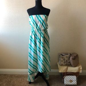 High- Low Tube Top Dress